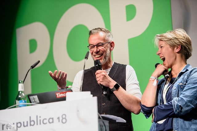 Tanja und Johnny Haeusler, Foto: Jan Michalko/re:publica