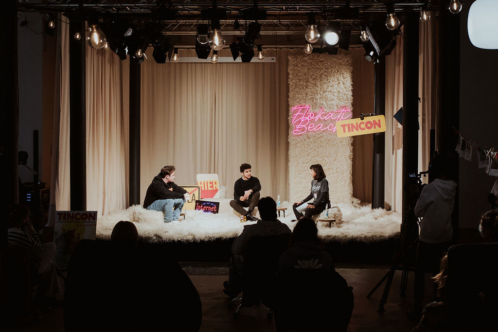 Lukas von Horbatschewsky im Live Q&A beim TINCON Programmworkshop
