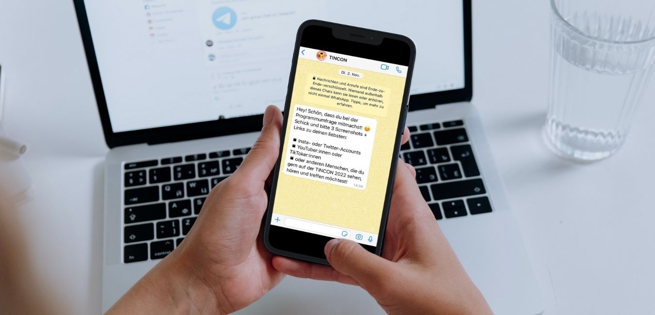 Schickt uns einfach Nachrichten, Screenshots und Links zu allem, was ihr auf der TINCON sehen wollt. Eure Ideen bilden die Grundlage für unser Programm!