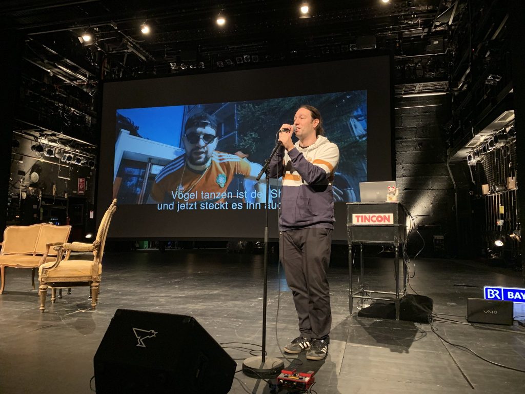 Sandro von Luksan Wunder am Performen. Foto: TINCON